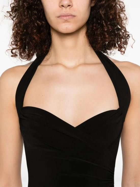 Norma Kamali NORMA KAMALI Women Dresses KK4243PMG50001 BLACK Size M / US 6-8 / IT 42-44 - 4 Thumbnail