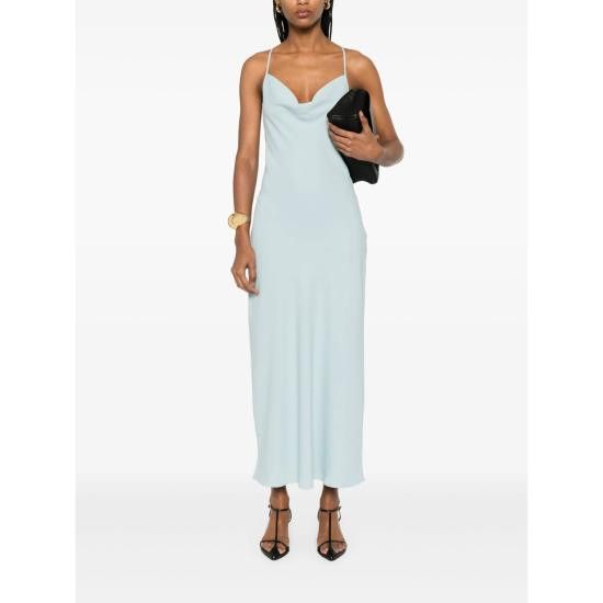 Calvin Klein CALVIN KLEIN Women Dresses LV044B053G ETHER BLUE Size M / US 6-8 / IT 42-44 - 5 Thumbnail