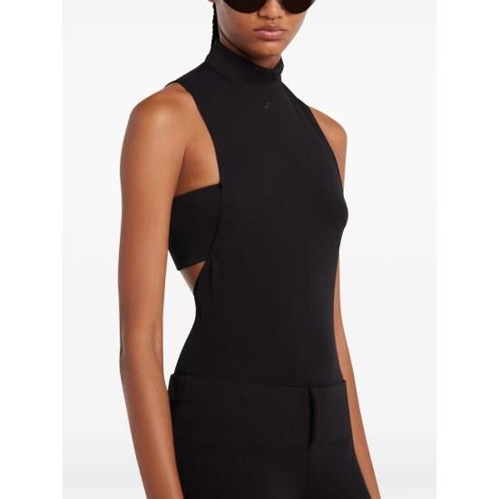 Courreges COURREGES Women Tops 225JBD131JS 0220 9999 BLACK Size M / US 6-8 / IT 42-44 - 2 Thumbnail