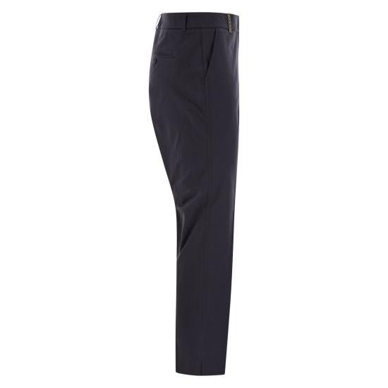Peserico PESERICO Women Straight Pants P04718 BLUE Size 27" / US 4 / IT 40 - 3 Thumbnail
