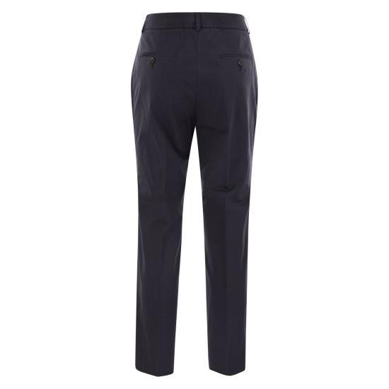 Peserico PESERICO Women Straight Pants P04718 BLUE Size 34" / US 12 / IT 48 - 2 Thumbnail