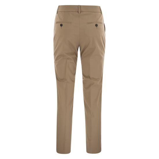 Peserico PESERICO Women Straight Pants P04718 BEIGE Size 27" / US 4 / IT 40 - 2 Thumbnail