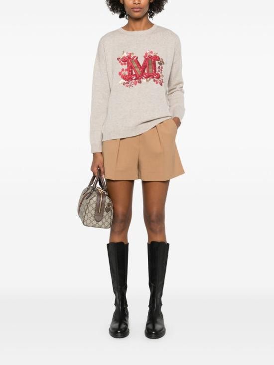 Max Mara MAX MARA Women Sweater 2511361171600 QUOTA029 Beige Size XS / US 0-2 / IT 36-38 - 5 Thumbnail