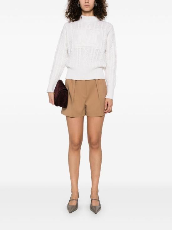 Max Mara MAX MARA Women Sweater 2511361041600 MIRANDA001 White Size S / US 4 / IT 40 - 4 Thumbnail