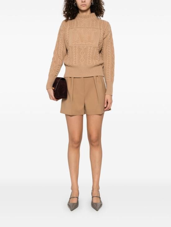 Max Mara MAX MARA Women Sweater 2511361041600 MIRANDA005 Beige Size M / US 6-8 / IT 42-44 - 4 Thumbnail
