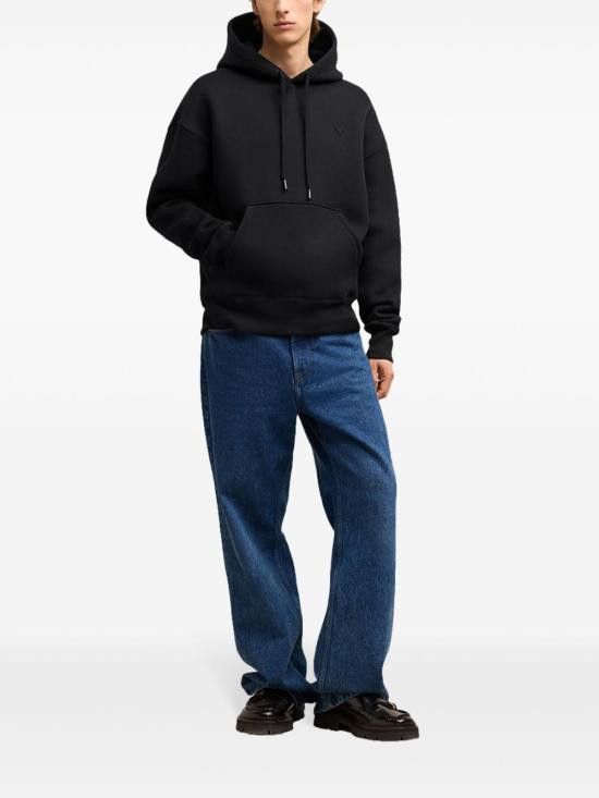 AMI AMI Men Hoodies USW227 749001 Black Size US S / EU 44-46 / 1 - 2 Thumbnail