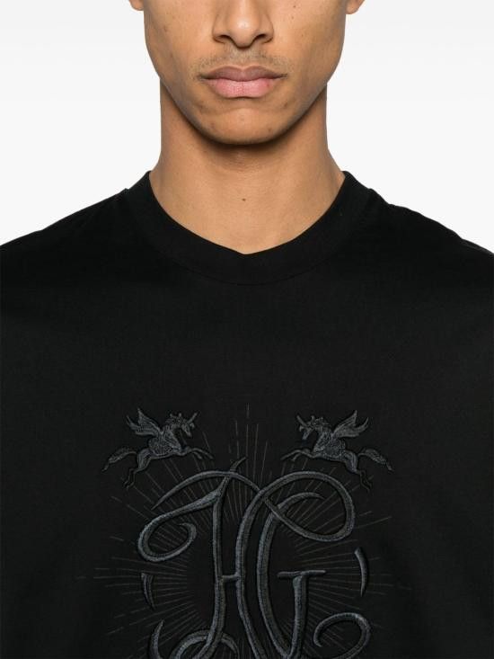 Givenchy GIVENCHY Men T-Shirts BM71MG3YQA 001 Black Size US XL / EU 56 / 4 - 3 Thumbnail