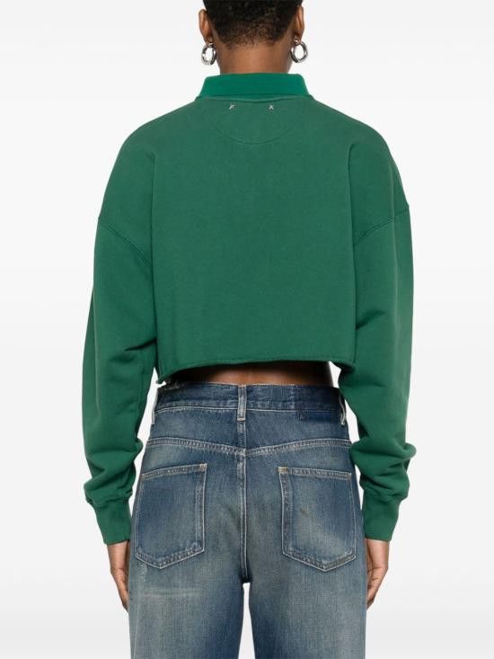 Golden Goose GOLDEN GOOSE Women Hoodies GWP02200 P00188835913 Green Size M / US 6-8 / IT 42-44 - 3 Thumbnail