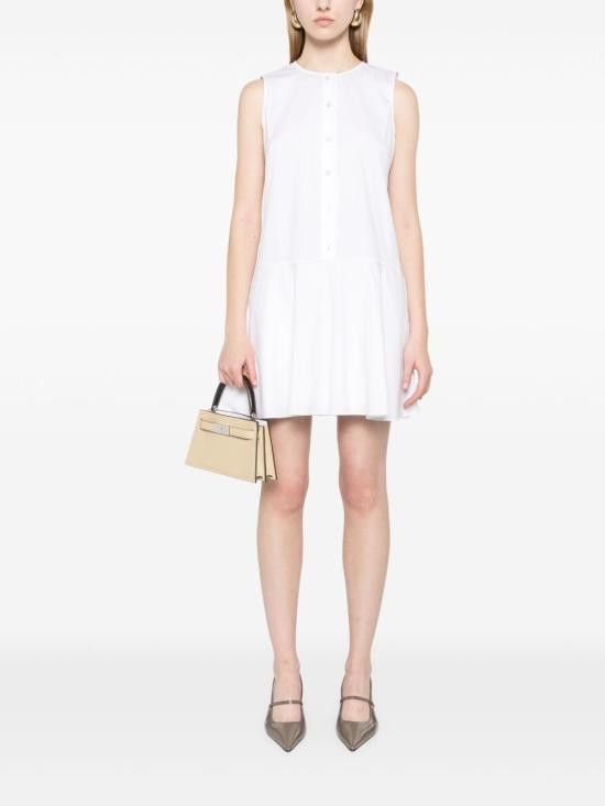 Theory THEORY Women Mid Skirts P0304607 100 White Size S / US 4 / IT 40 - 3 Thumbnail