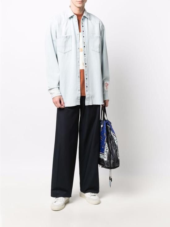 Golden Goose GOLDEN GOOSE Men Long Tops GMP00487 P00063650100 Blue Size US M / EU 48-50 / 2 - 5 Thumbnail