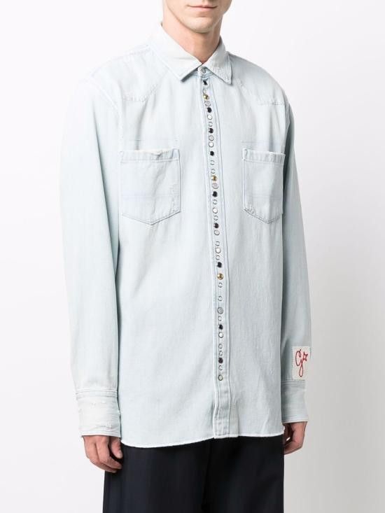Golden Goose GOLDEN GOOSE Men Long Tops GMP00487 P00063650100 Blue Size US M / EU 48-50 / 2 - 2 Thumbnail