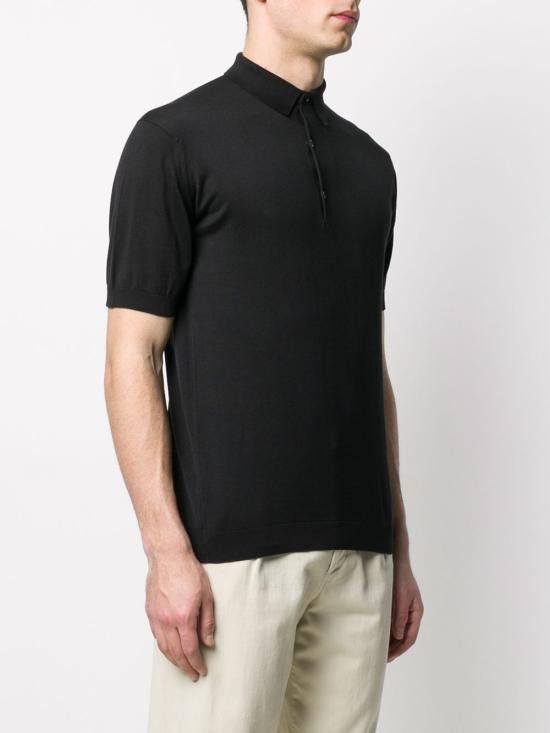 John Smedley JOHN SMEDLEY Men T-Shirts ADRIAN BLACK Black Size US XL / EU 56 / 4 - 4 Thumbnail