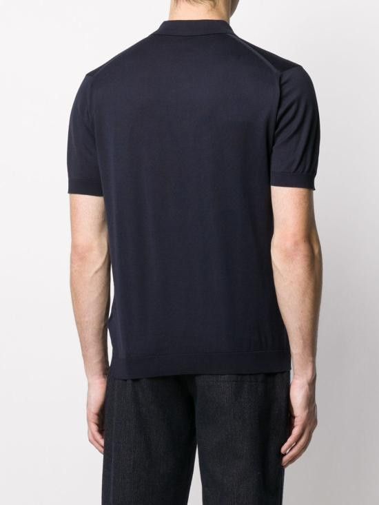 John Smedley JOHN SMEDLEY Men T-Shirts ADRIAN NAVY Blue Size US M / EU 48-50 / 2 - 3 Thumbnail