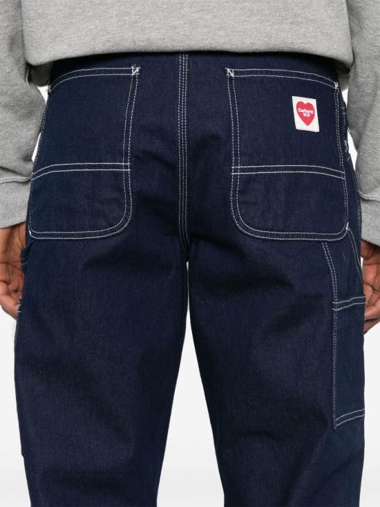 Carhartt Wip CARHARTT WIP Men Straight Pants I034864 0102 Blue Size US 28 / EU 44 - 5 Thumbnail
