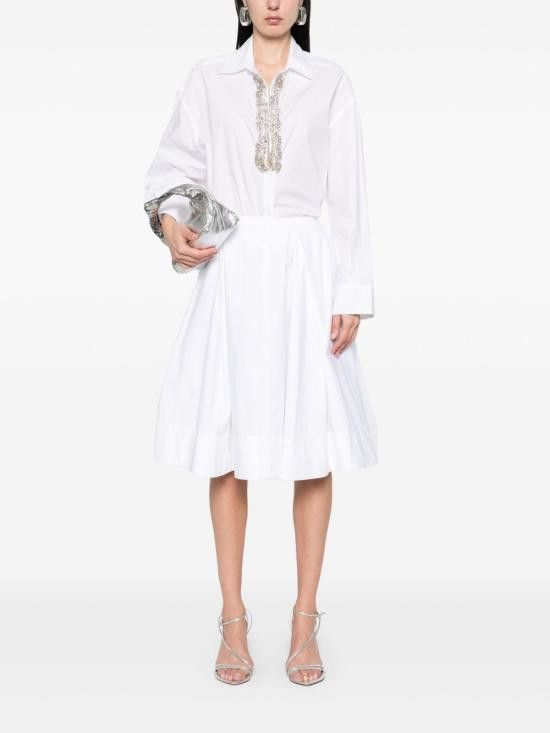 Pinko PINKO Women Shirts 104708 A2EUZ04 White Size XS / US 0-2 / IT 36-38 - 3 Thumbnail