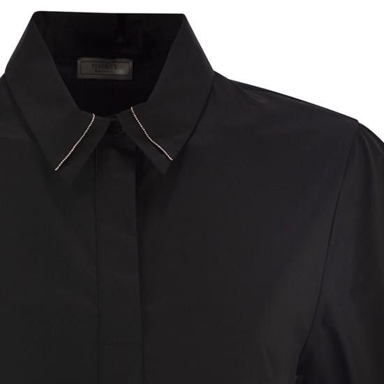 Peserico PESERICO Women Mid Skirts S02679 BLACK Size L / US 10 / IT 46 - 4 Thumbnail
