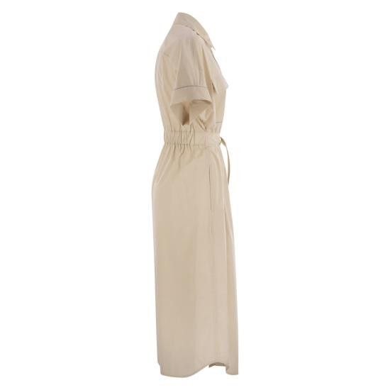 Peserico PESERICO Women Mid Skirts S02666 BEIGE Size S / US 4 / IT 40 - 3 Thumbnail