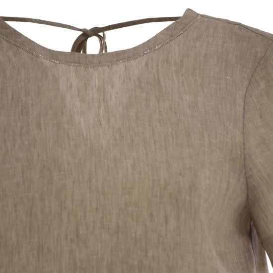 Peserico PESERICO Women Mid Skirts S02182 BEIGE Size M / US 6-8 / IT 42-44 - 4 Thumbnail