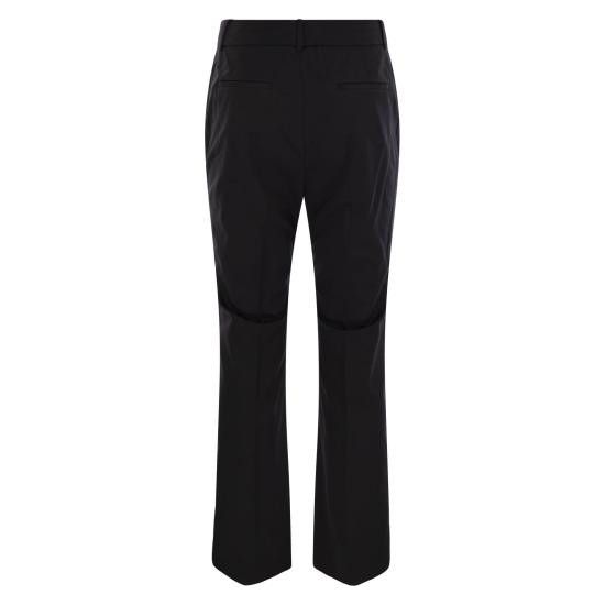 Peserico PESERICO Women Straight Pants P04735 BLACK Size 28" / US 6 / IT 42 - 2 Thumbnail