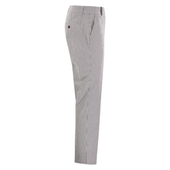 Peserico PESERICO Women Straight Pants P04718 BLUE Size 30" / US 8 / IT 44 - 3 Thumbnail