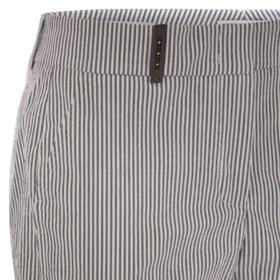 Peserico PESERICO Women Straight Pants P04718 BLUE Size 34" / US 12 / IT 48 - 4 Thumbnail