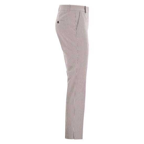 Peserico PESERICO Women Straight Pants P04718 BROWN Size 28" / US 6 / IT 42 - 3 Thumbnail