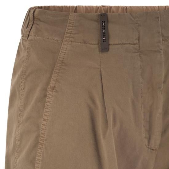 Peserico PESERICO Women Straight Pants P04610T3 BEIGE Size 30" / US 8 / IT 44 - 4 Thumbnail