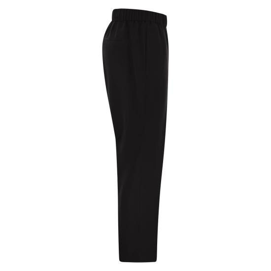 Peserico PESERICO Women Straight Pants P04572Z BLACK Size 32" / US 10 / IT 46 - 3 Thumbnail