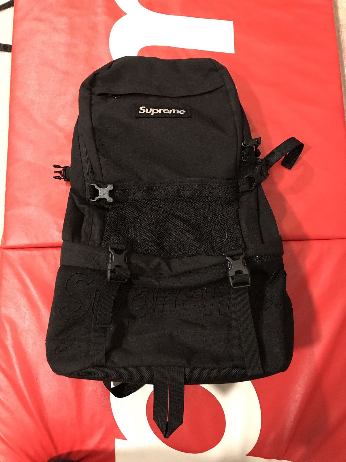 Supreme Supreme Contour Backpack Black FW15 | Grailed