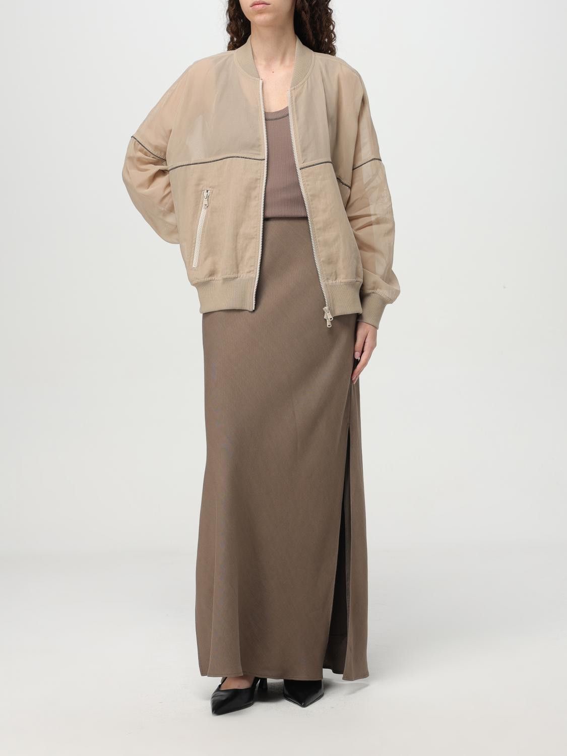 Brunello Cucinelli Brunello Cucinelli T-Shirt Woman Brown Size M / US 6-8 / IT 42-44 - 2 Thumbnail