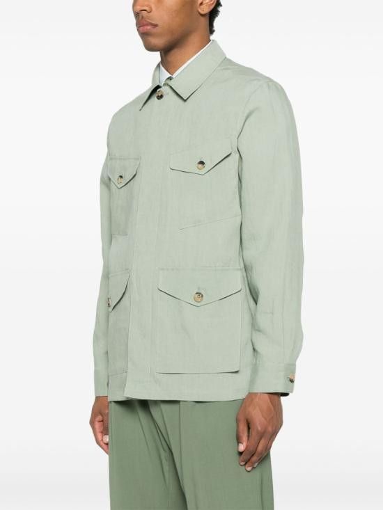 Paul Smith PAUL SMITH Men Jacket M1R849Y M0142734A Green Size US XL / EU 56 / 4 - 2 Thumbnail