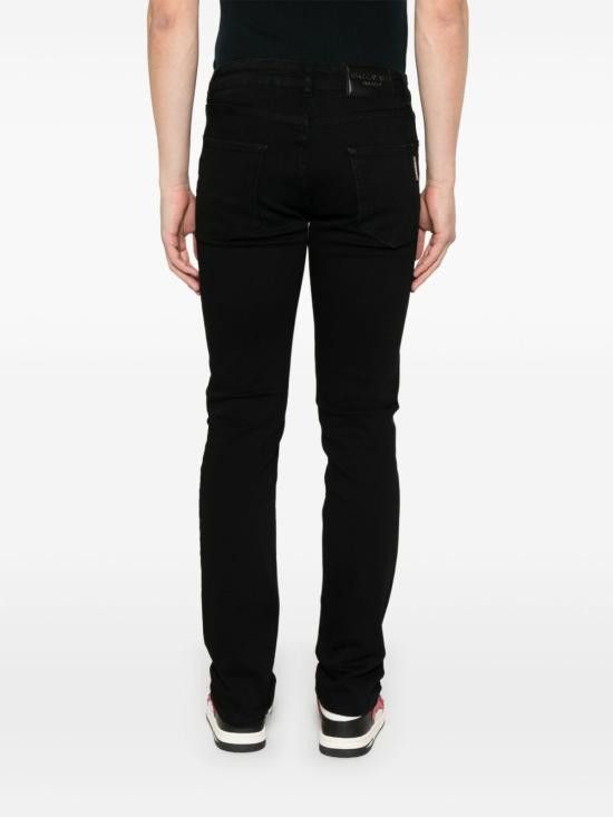 Just Cavalli JUST CAVALLI Men Straight Pants 78OAB5S0 CDW00909 Black Size US 33 - 3 Thumbnail