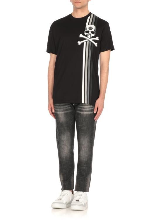 Philipp Plein PHILIPP PLEIN Men T-Shirts SAECMTK8111 PJY002N0201 Black Size US XL / EU 56 / 4 - 2 Thumbnail