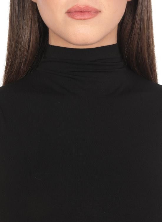 Wolford WOLFORD Women Bodysuit Tops 76071 7005 Black Size M / US 6-8 / IT 42-44 - 4 Thumbnail