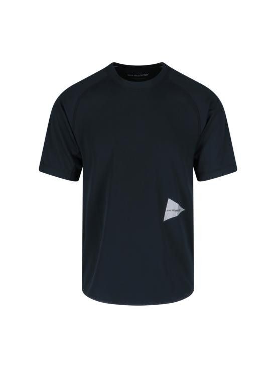 And Wander AND WANDER Men T-Shirts 5745164035 010 Black Size US M / EU 48-50 / 2 - 2 Thumbnail