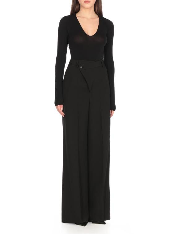 Wolford WOLFORD Women Bodysuit Tops 79291 7005 Black Size M / US 6-8 / IT 42-44 - 2 Thumbnail