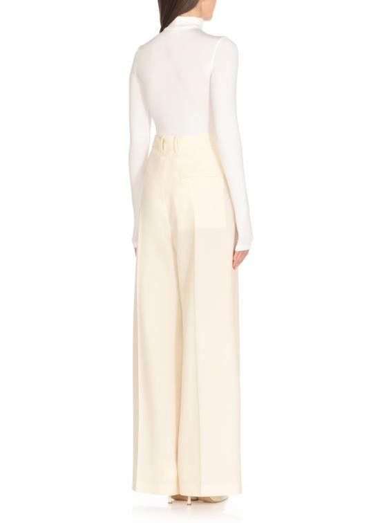 Wolford WOLFORD Women Bodysuit Tops 75083 1001 White Size S / US 4 / IT 40 - 3 Thumbnail