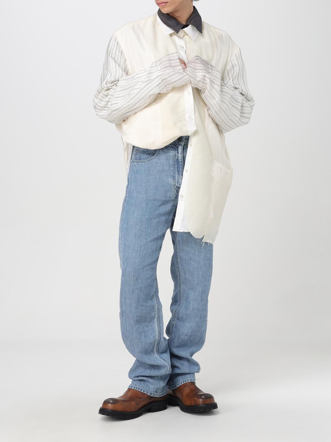 Maison Margiela Maison Margiela Jacket Men Beige Size US L / EU 52-54 / 3 - 2 Thumbnail