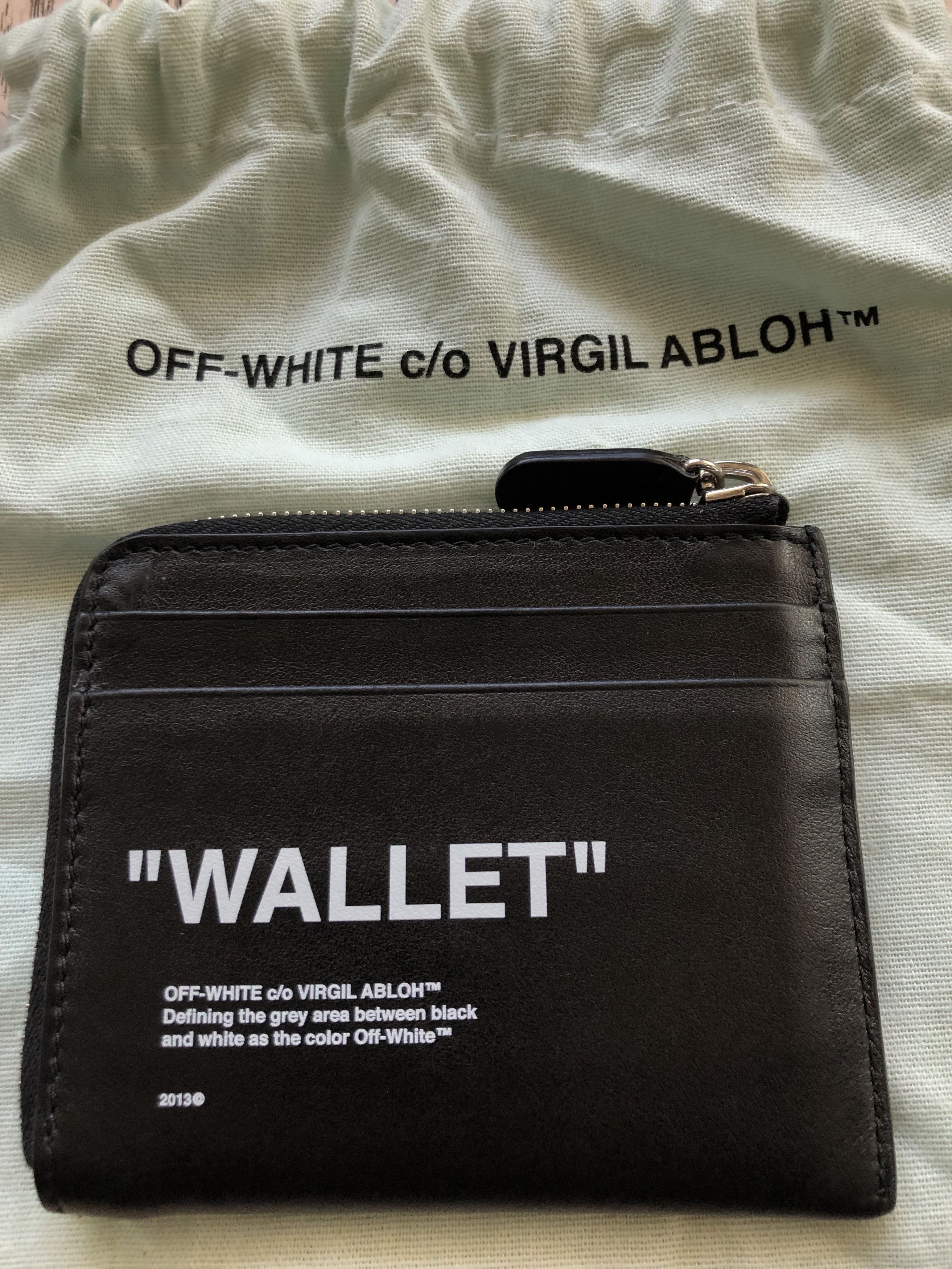 Off-White c/o Virgil Abloh Wallets in Black