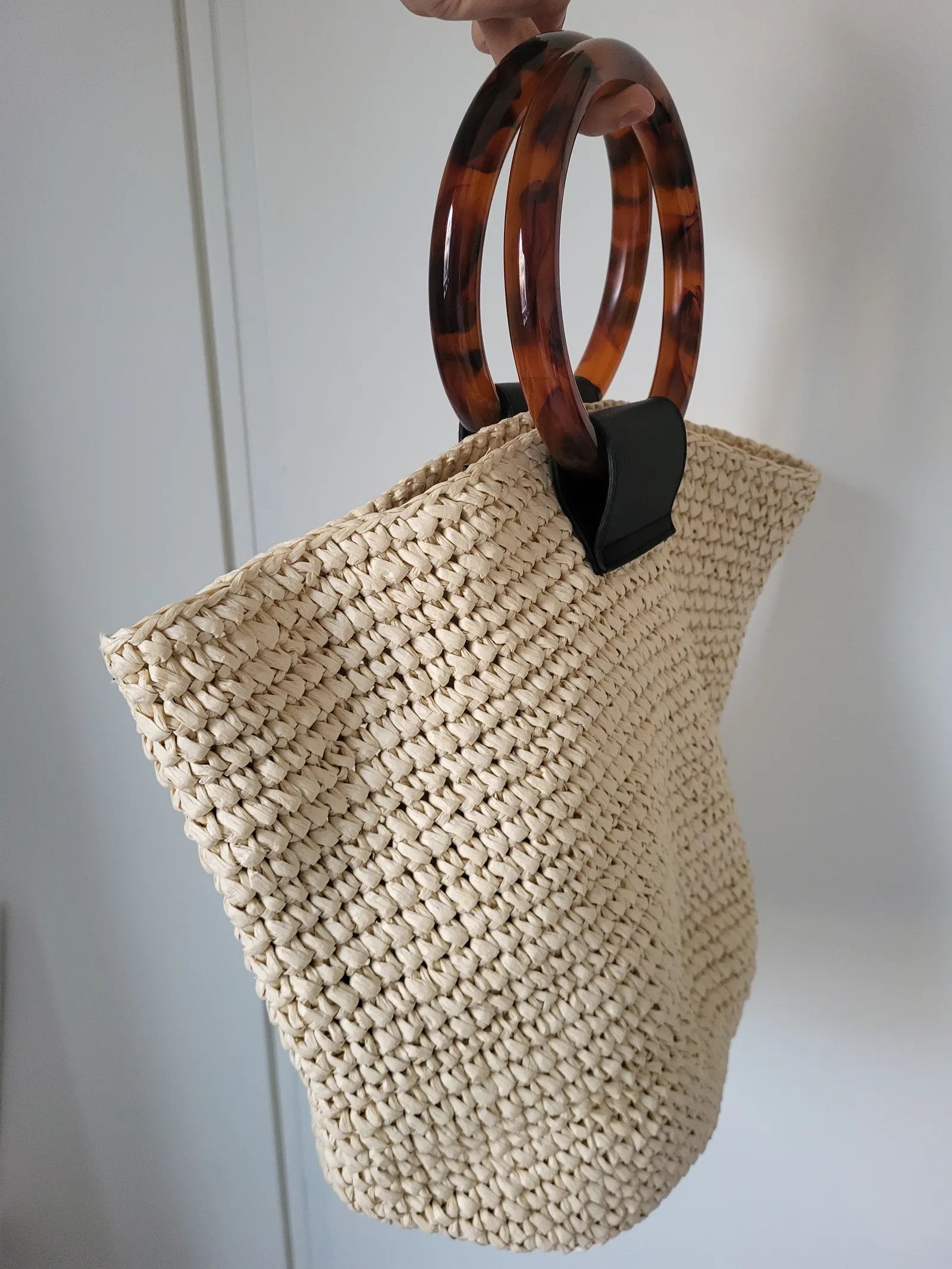 & Other Stories & Other Stories Woven Straw Tote Bag Bucket Bag Size ONE SIZE - 4 Thumbnail