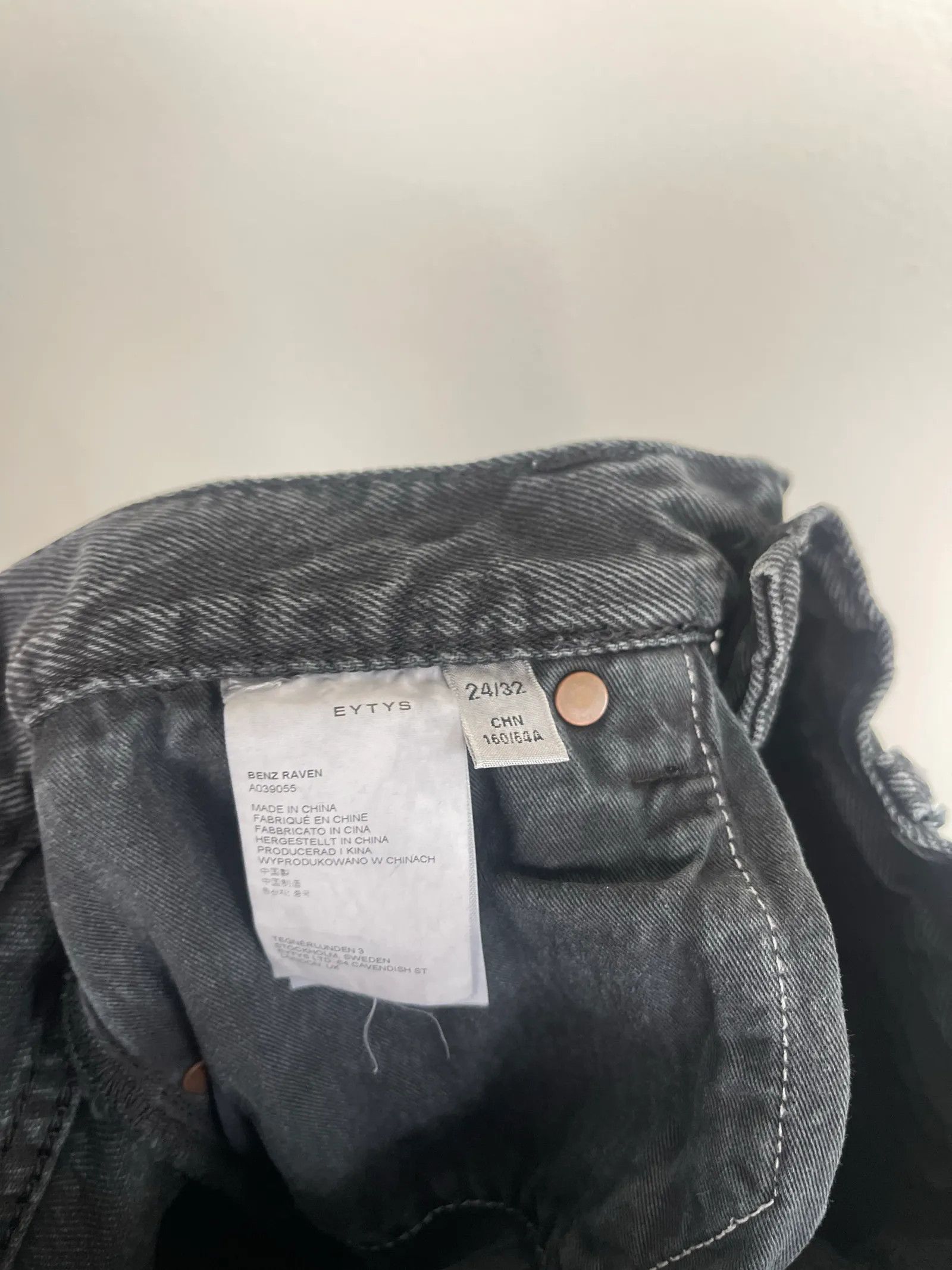 Eytys Eytys Benz Raven Jeans Size 24" / US 00 / IT 34 - 4 Thumbnail