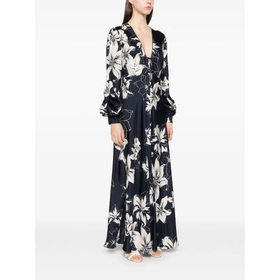 Raquel Diniz RAQUEL DINIZ Women Dresses 5L03077 NSS0020 00491 BLUE Size S / US 4 / IT 40 - 4 Thumbnail