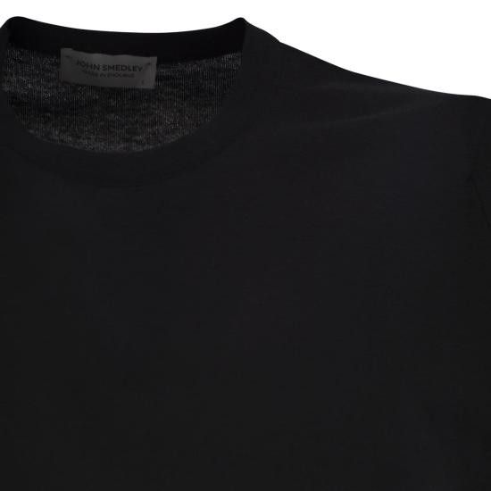 John Smedley JOHN SMEDLEY Men Sweater KEMPTON BLACK Size US XL / EU 56 / 4 - 4 Thumbnail