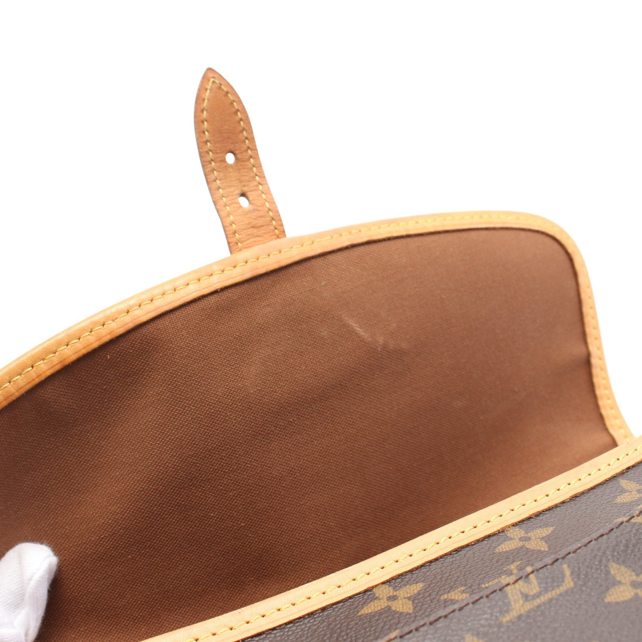 Louis Vuitton Louis Vuitton Sologne Monogram Shoulder Bag Leather Brown Size ONE SIZE - 11 Thumbnail