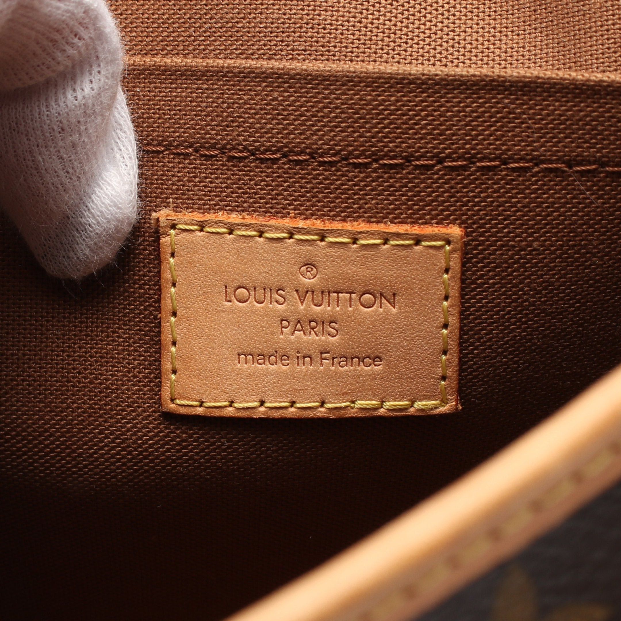 Louis Vuitton Louis Vuitton Sologne Monogram Shoulder Bag Leather Brown Size ONE SIZE - 4 Thumbnail