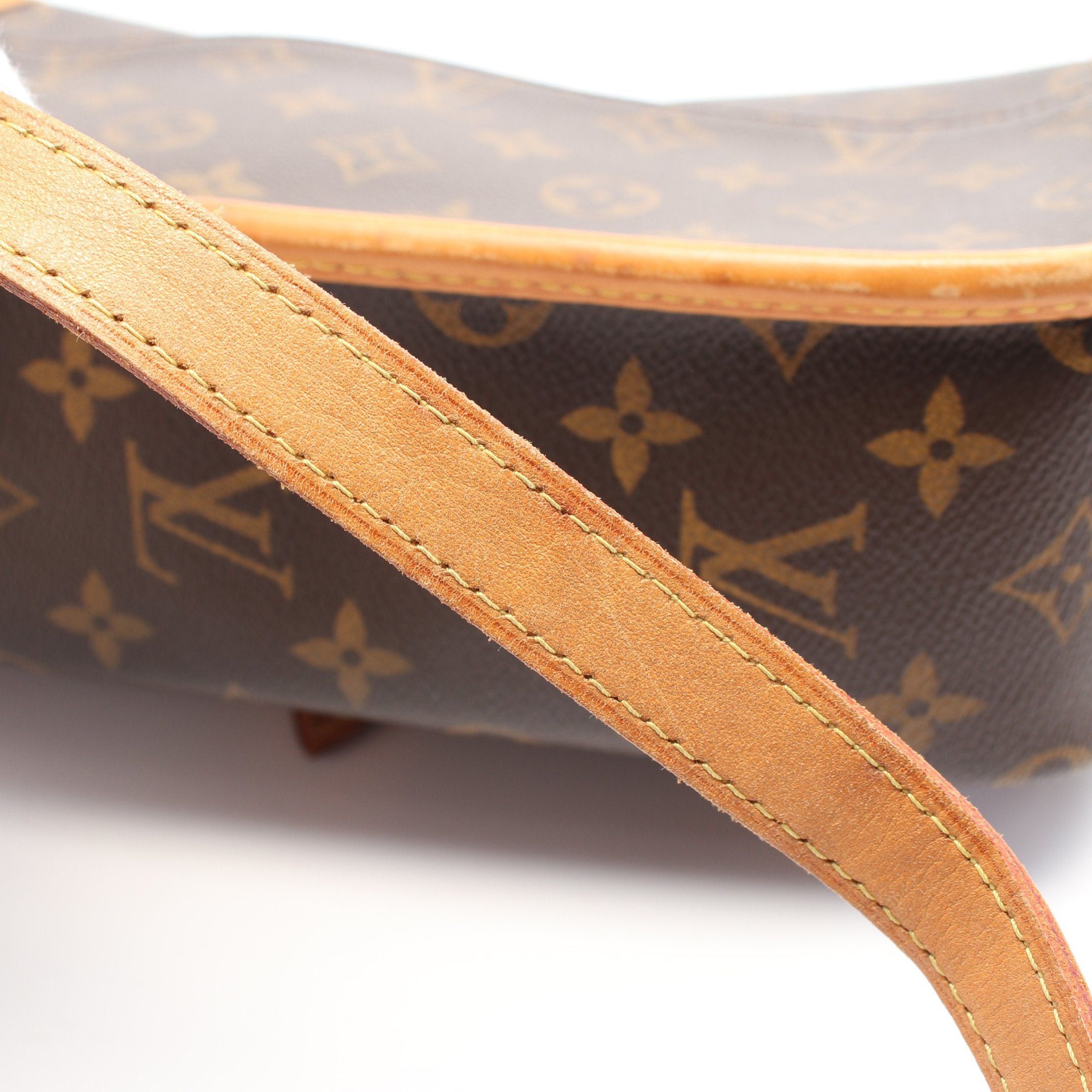 Louis Vuitton Louis Vuitton Sologne Monogram Shoulder Bag Leather Brown Size ONE SIZE - 9 Thumbnail