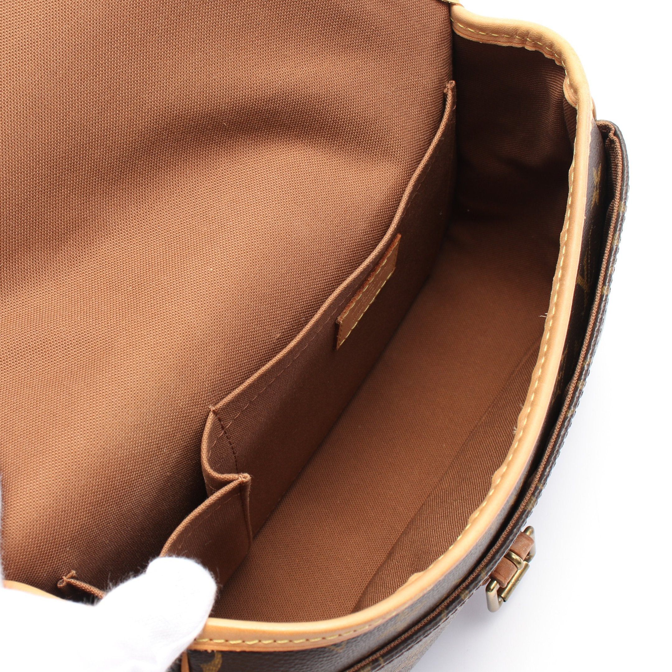 Louis Vuitton Louis Vuitton Sologne Monogram Shoulder Bag Leather Brown Size ONE SIZE - 3 Thumbnail