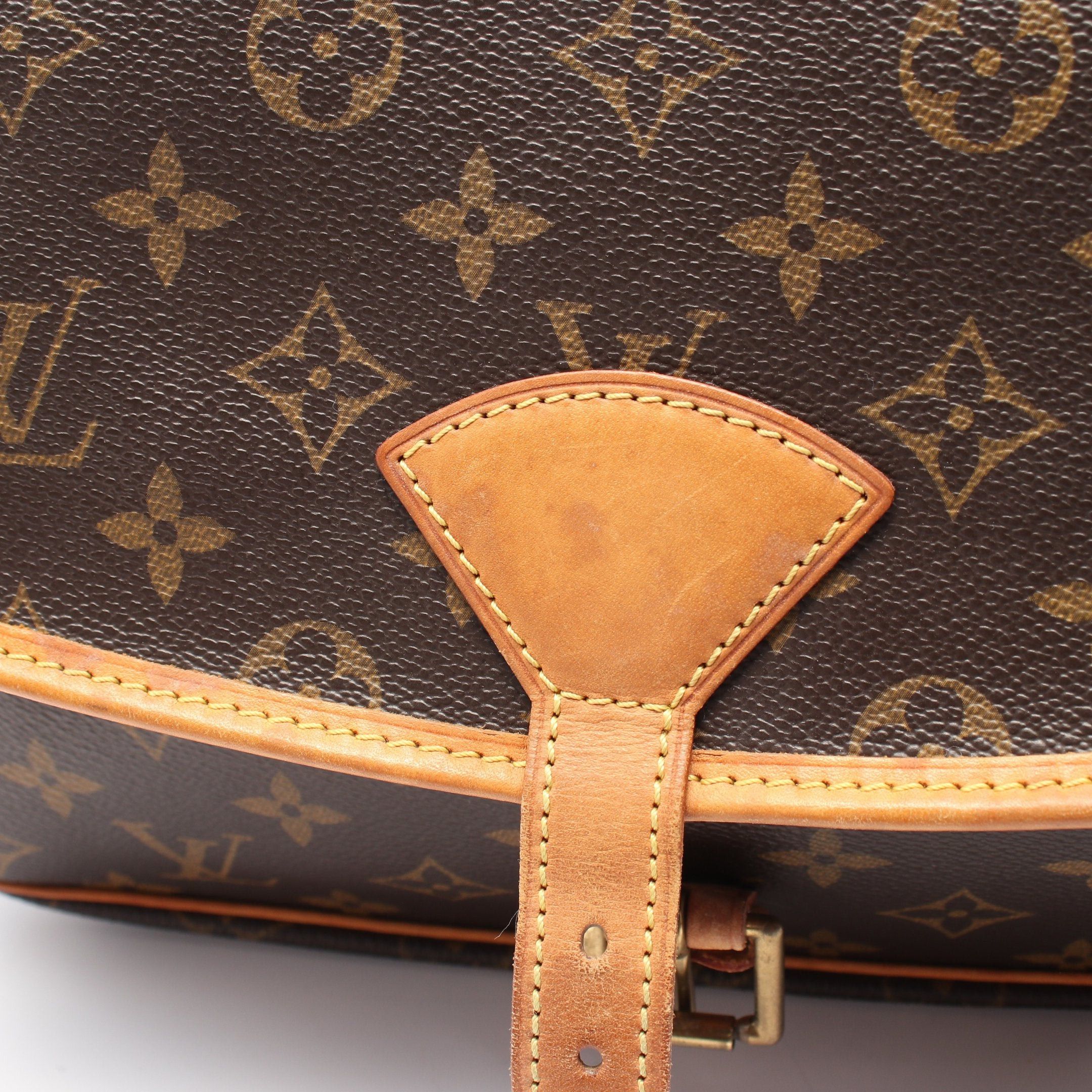 Louis Vuitton Louis Vuitton Sologne Monogram Shoulder Bag Leather Brown Size ONE SIZE - 8 Thumbnail
