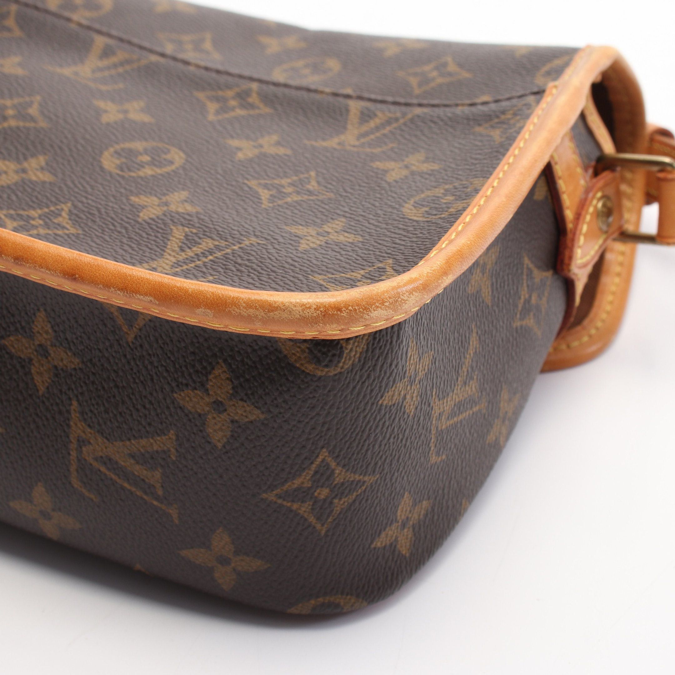 Louis Vuitton Louis Vuitton Sologne Monogram Shoulder Bag Leather Brown Size ONE SIZE - 12 Thumbnail