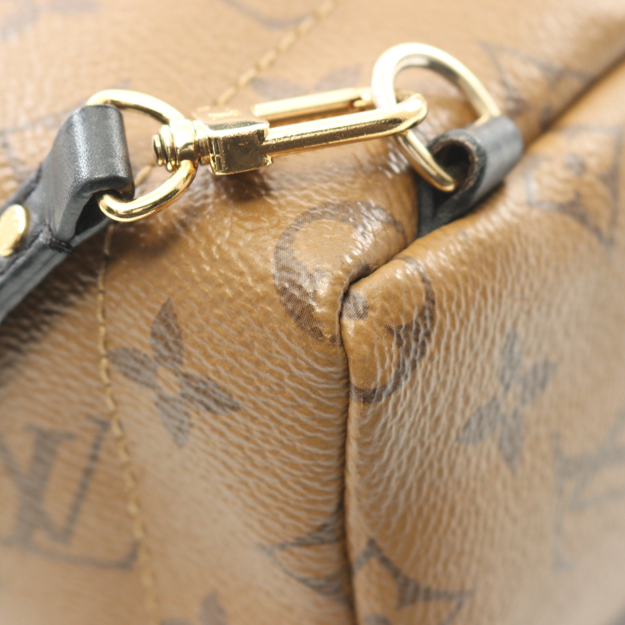 Louis Vuitton Louis Vuitton Palm Springs Backpack Mini Monogram Reverse Rucksack Leather Light Brown Dark Size ONE SIZE - 8 Thumbnail